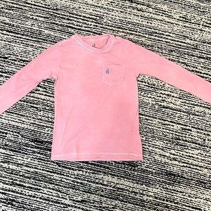 johnnie-o coral colored long sleeve T-shirt. Size 7.